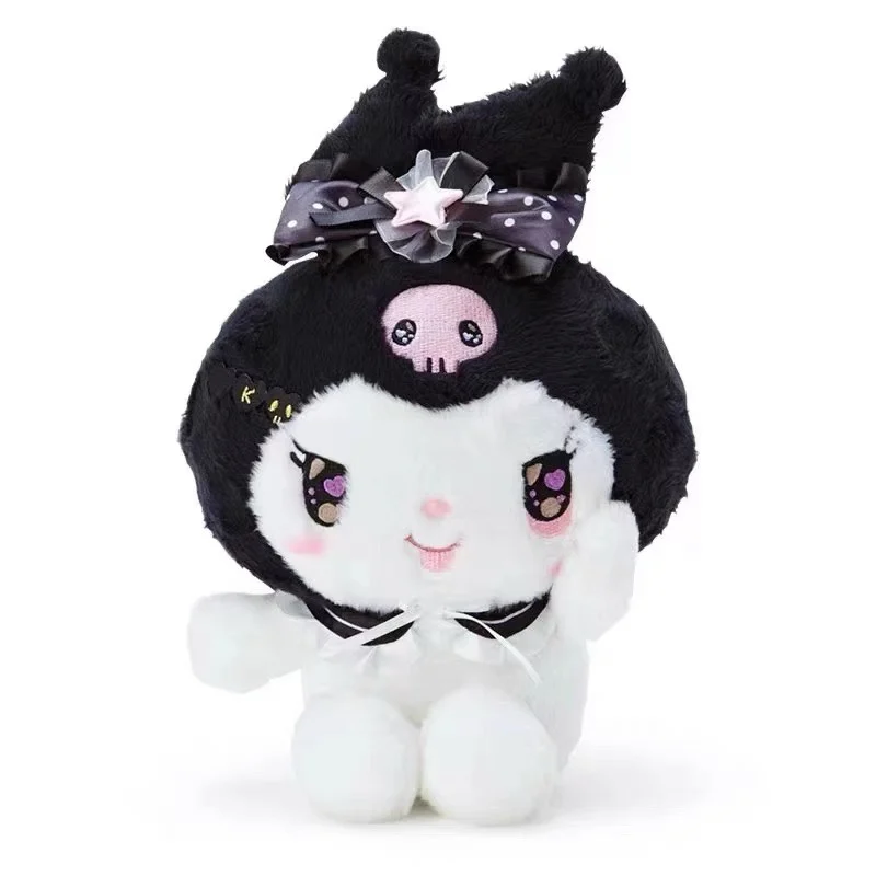 

New Kawaii Cute Black Plush For Girls 25CM Kids Stuffed Toys Children Gifts