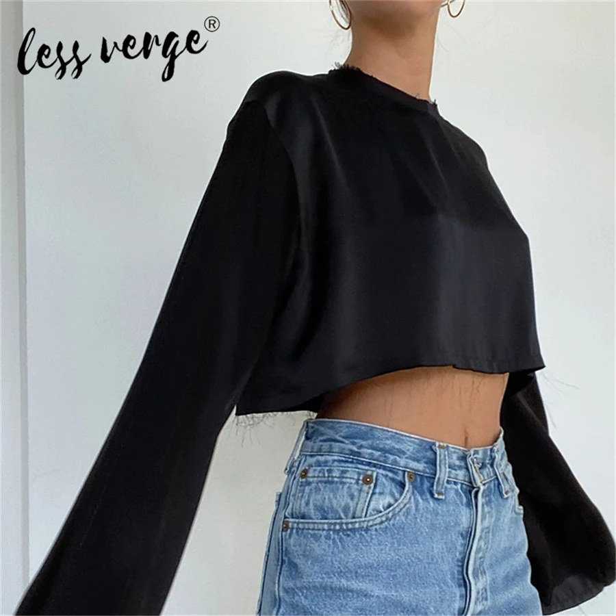 Модные женские комплекты Lessverge однотонный однобортный укороченный Топ с длинным