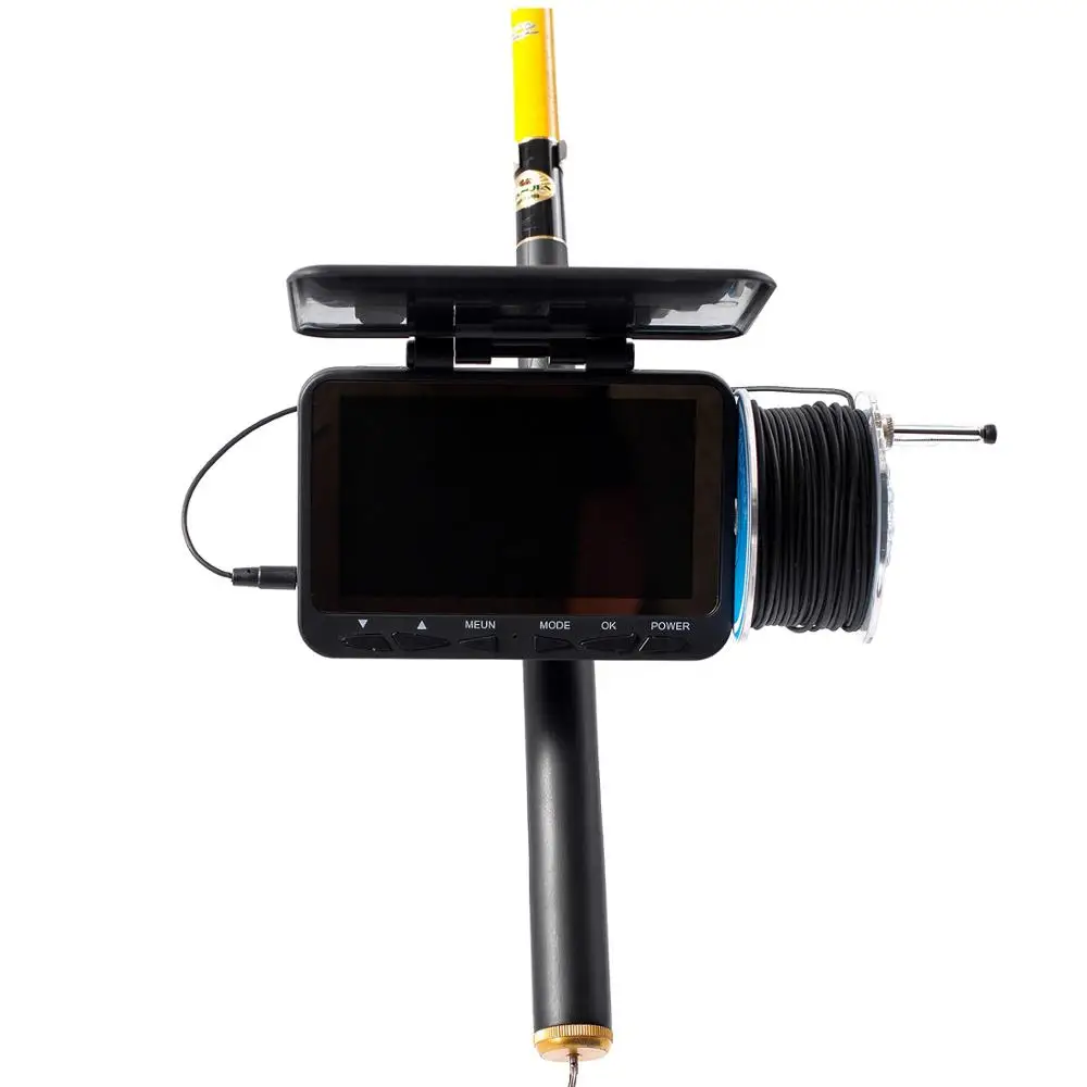 Купить Профессиональный рыболокатор WF06, подводная рыболовная камера, ЖК-дисплей 4,3 дюйма, визуальная видеокамера для подводной подледной фотосъем...