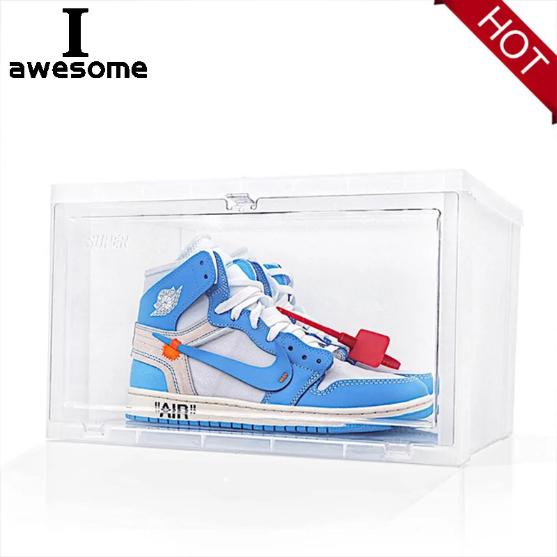 Professional Shoes Care Tool Sneakers Storage Box For Sneakers High State Anti Oxidation Acrylic Dust Collection Shoes Box