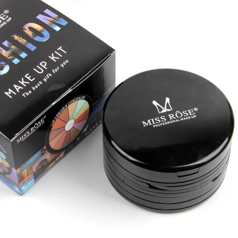 Miss Rose набор для макияжа полное профессиональное зеркало 72 оттенка матовое