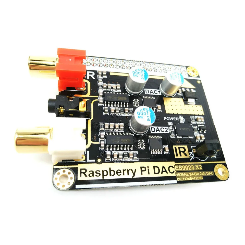 Цифровой аудиоцап Raspberry Pi 4B объемный мод reneaudio HIFI Двойное декодирование DAC I2S B3