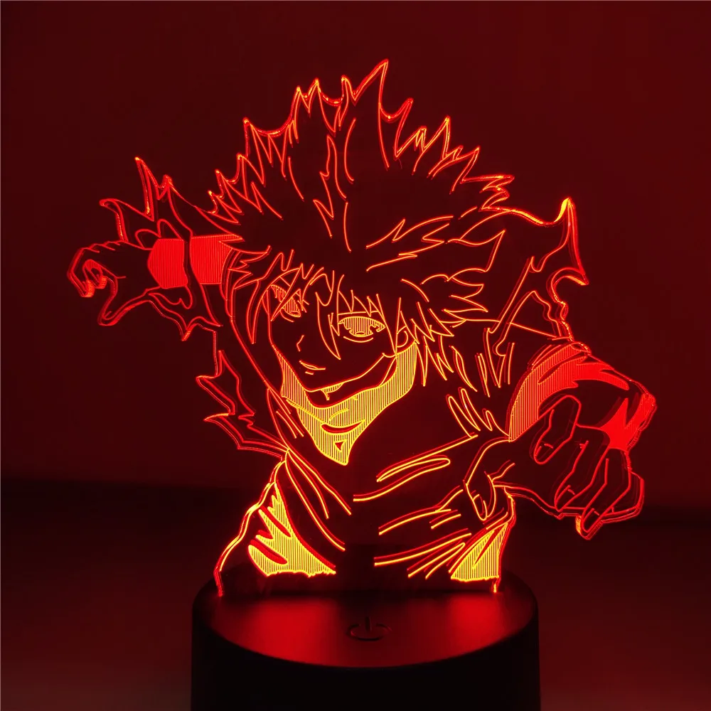 Светодиодный ночсветильник Hunter X 3D Killua Zoldyck аниме фигурка героя декоративная