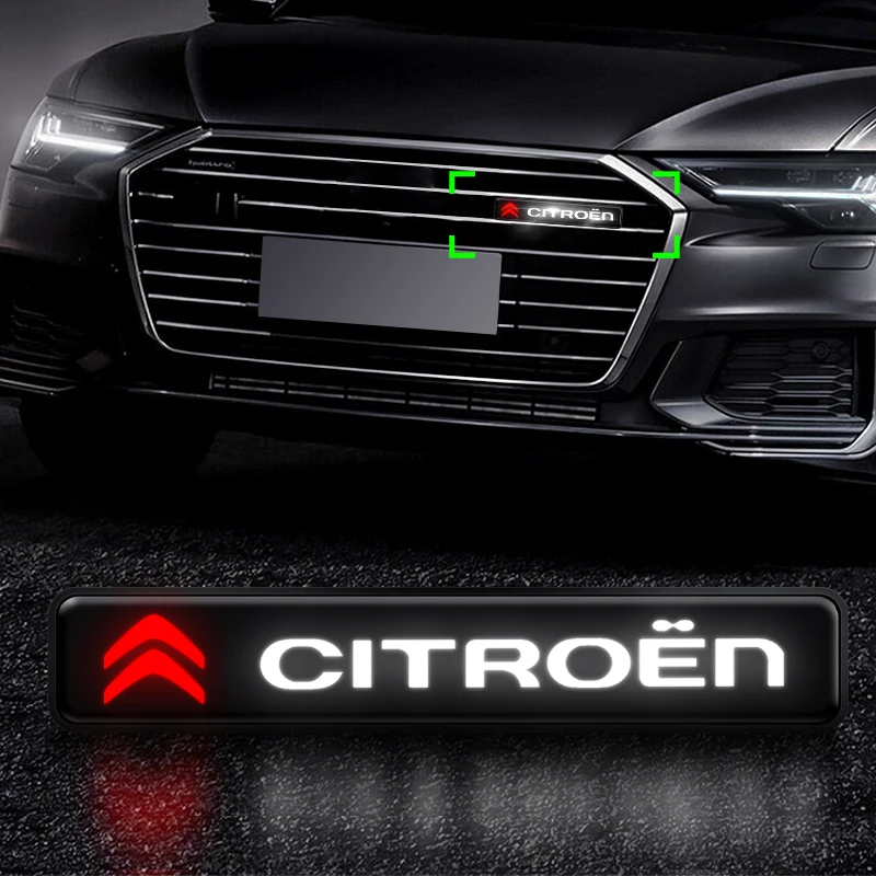 Автомобильный Стайлинг передняя решетка капота эмблема светодиодсветодиодный