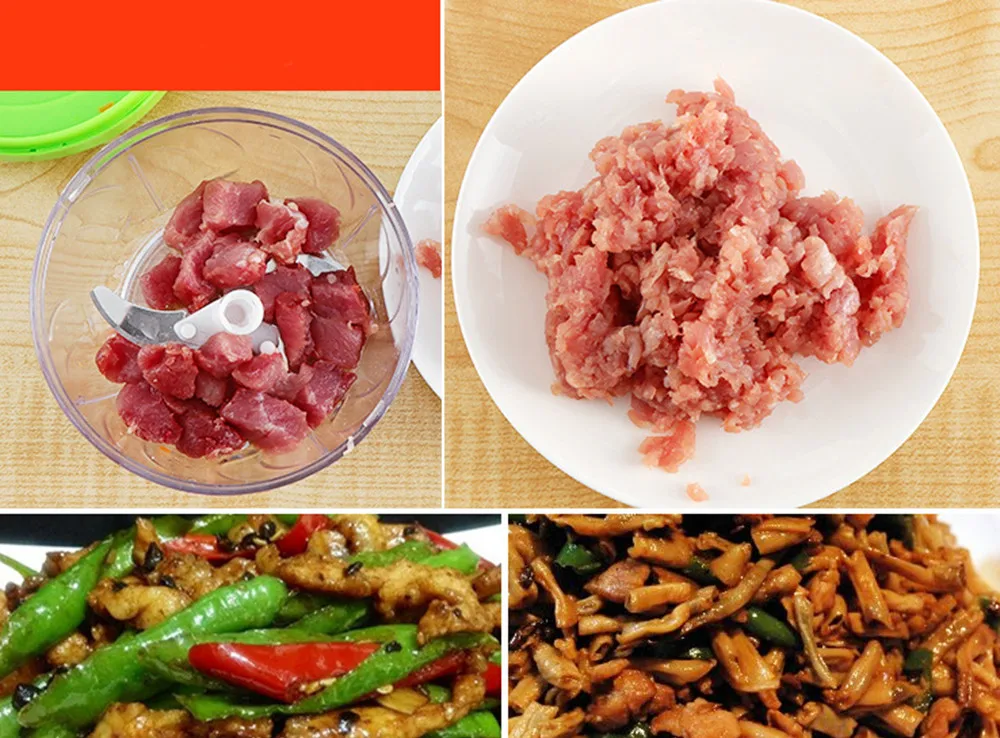 Многофункциональная дробилка, Кухонный комбайн, ручная машина для мяса, дробилка, измельчитель овощей, измельчитель мяса, слайсер, блендер, мясорубка, инструмент для дома