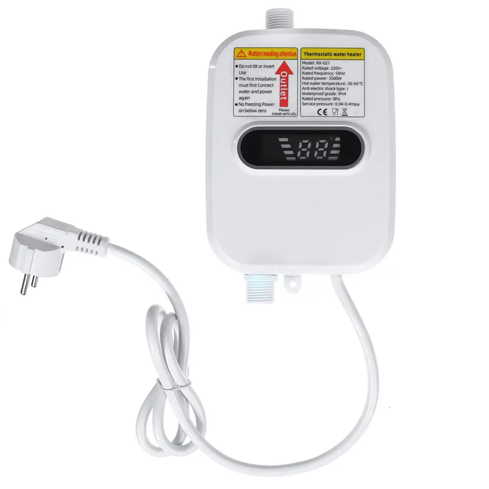 Фотоэлектрический мини-нагреватель для горячей воды 3500 Вт 3 секунды мгновенный