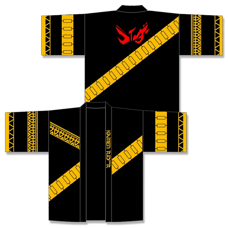 

Anime Kimono Kamen Rider Ohma Zi-O Zero-One Cosplay Haori Costumes Decade Kuuga Yukata Outerwear Coat Unisex Daily Cloak Trench