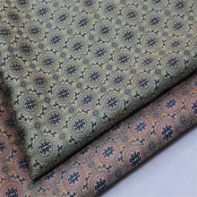 C1069 Green/Pink Chinese Silk Jacquard Brocade Fabric For Chinoiserie Clothing Sofa Decoration Cloth Curtain Pillow Case Fabrics
