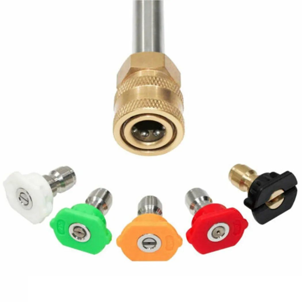 

Lance Pressure Washer Wand NozzleTips Power Pressure Wand Washer 4000PSI Clean