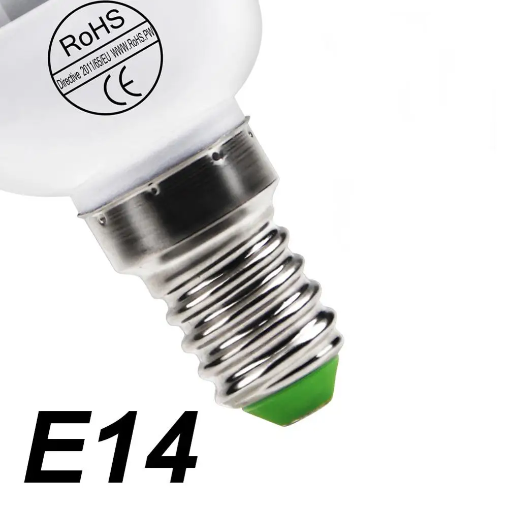 CanLing GU10 светодиодный 220V лампы E27 Светодиодная лампа-кукуруза E14 светодиодный Свеча светильник 5730SMD 24 36 48 56 69 72 светодиодный s домашний энергосберегающий светильник лампочка 240V - Испускаемый цвет: E14 Base