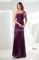 free shipping famous 2020 vestidos formales red one shoulder sexy long burgundy floor length dress custom bridesmaid dresses