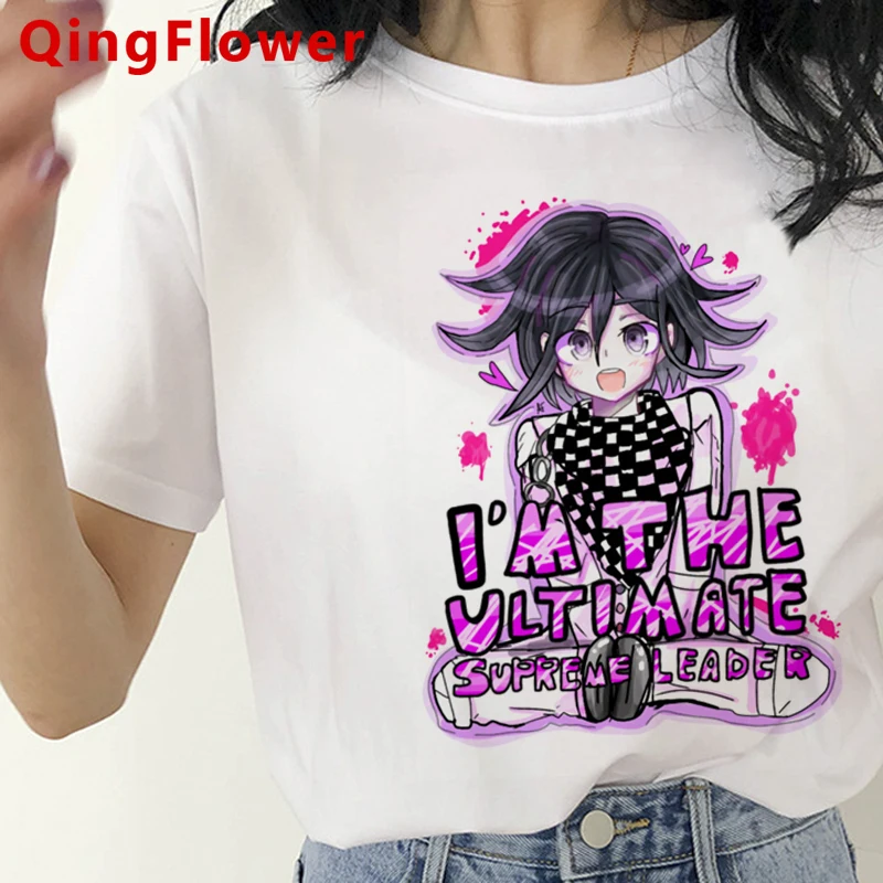 

Ouma Kokichi Danganronpa V3 t-shirt clothes female couple harajuku white t shirt streetwear grunge t shirt aesthetic