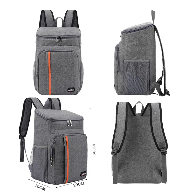 

18L Camping Cooler Backpack Picnic Isothermal Fridge Backpack Leakproof Food Thermal Bags Food Beverage Storage Bags Fridge Bag