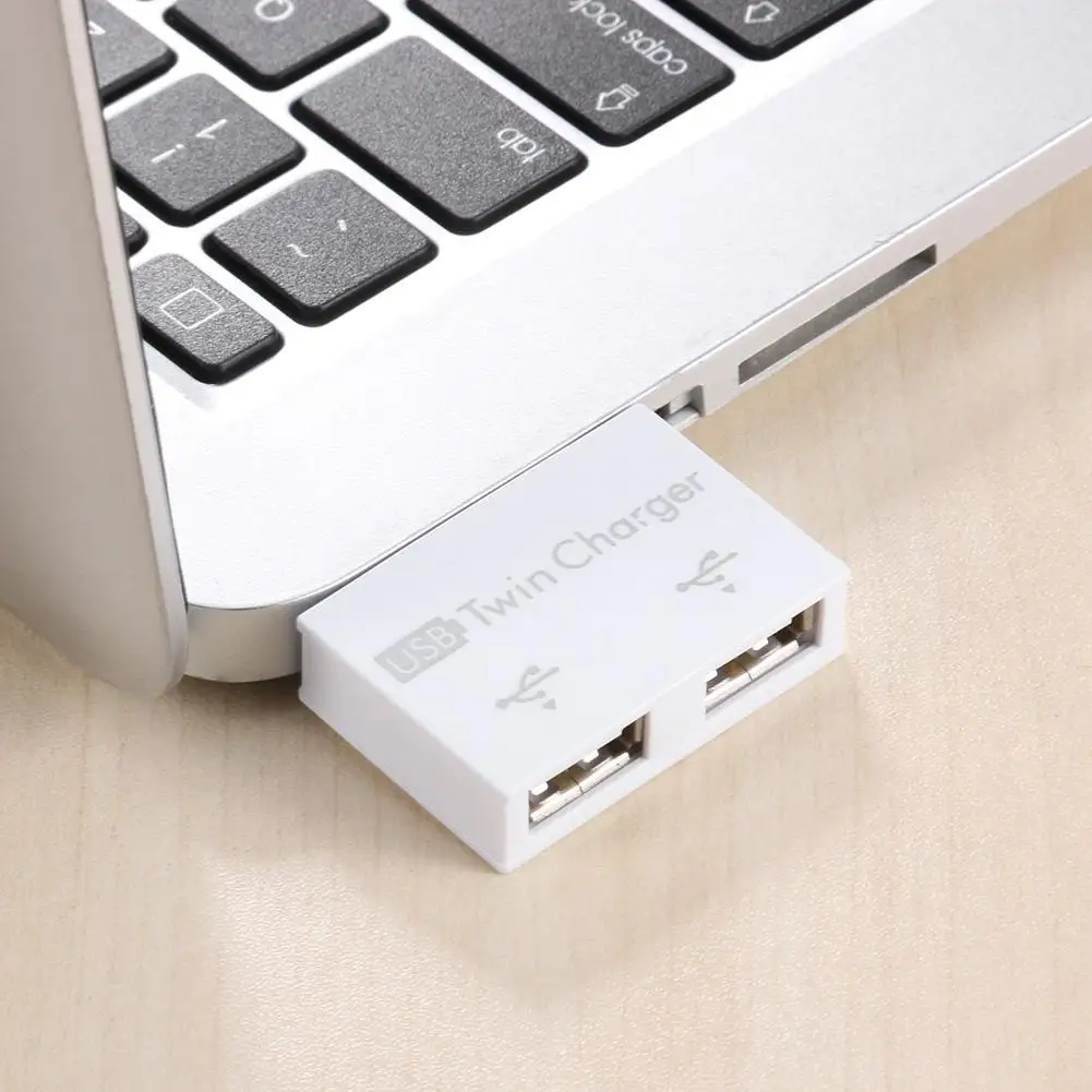Зарядное устройство с двумя портами USB 2 0 папа на двойной мама 5 в постоянного