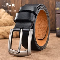 dwtsmen belt male leather belt men male genuine leather belt strap luxury pin buckle fancy vintage jeans free shipping