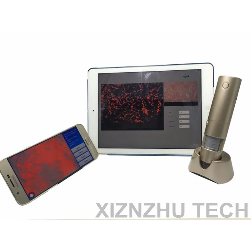 Интеллектуальный Wi Fi M39 детектор кожи головы Беспроводной Цифровой Микроскоп