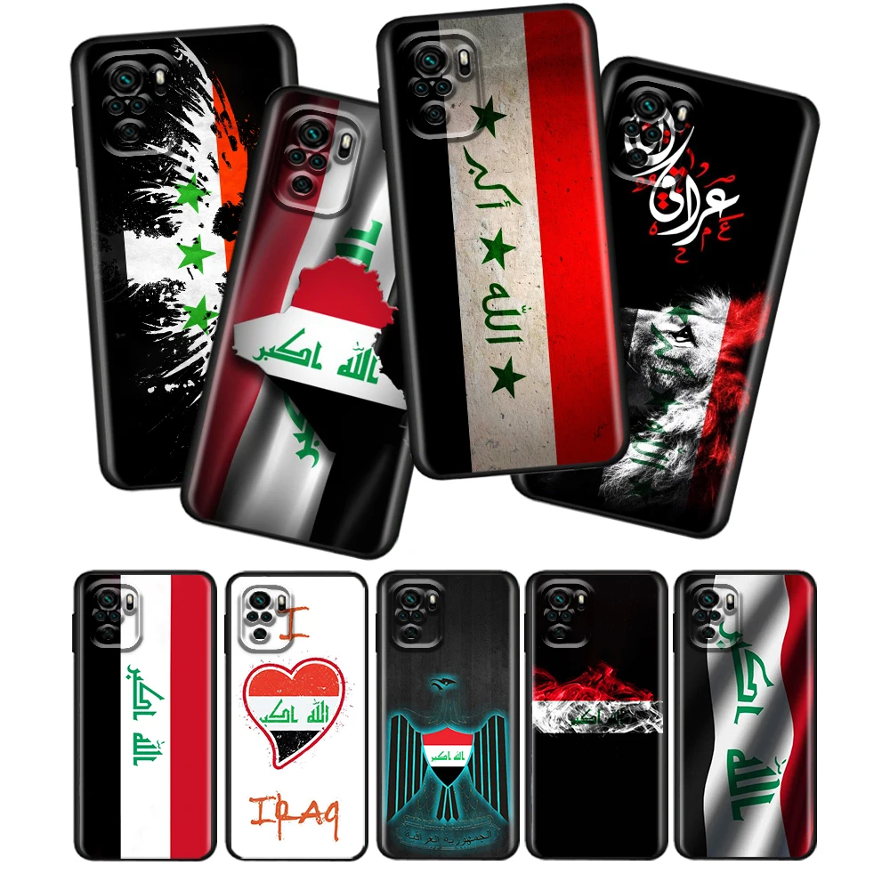 

Iraqi Iraq National Flag For Xiaomi Redmi Note 10 9 Pro Max 10T 9T 9S 10 9 8 7 6 5 Pro 4X Silicone Soft Black Phone Case