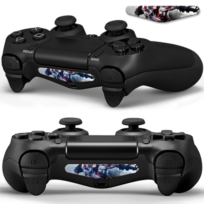 Светодиодный светильник 1 пара стикеров для PS4 виниловая кожа Playstation 4 контроллер