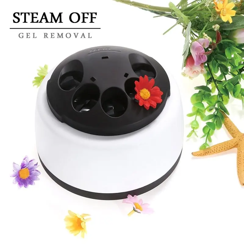 Electric Gel Nail Polish Steamer Remover Machine Steam Off Art UV Removal Tool | Красота и здоровье