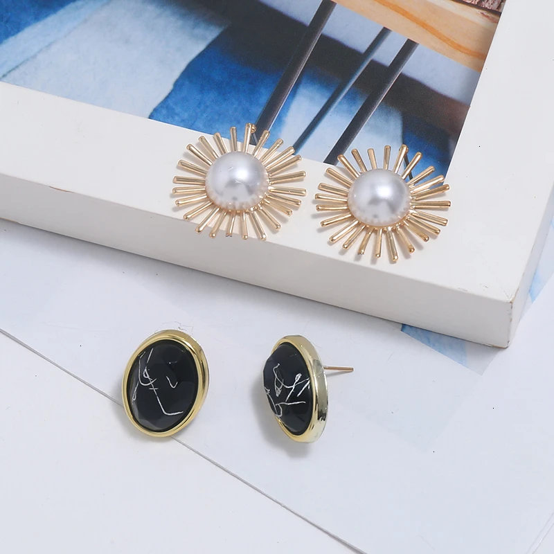 2 пары серьги со шпилькой для Для женщин богемные ювелирные изделия Винтаж