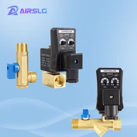 12 dn15 electric timer auto water valve electronic drain solenoid valve for air compressor condensate ac220v dc24v