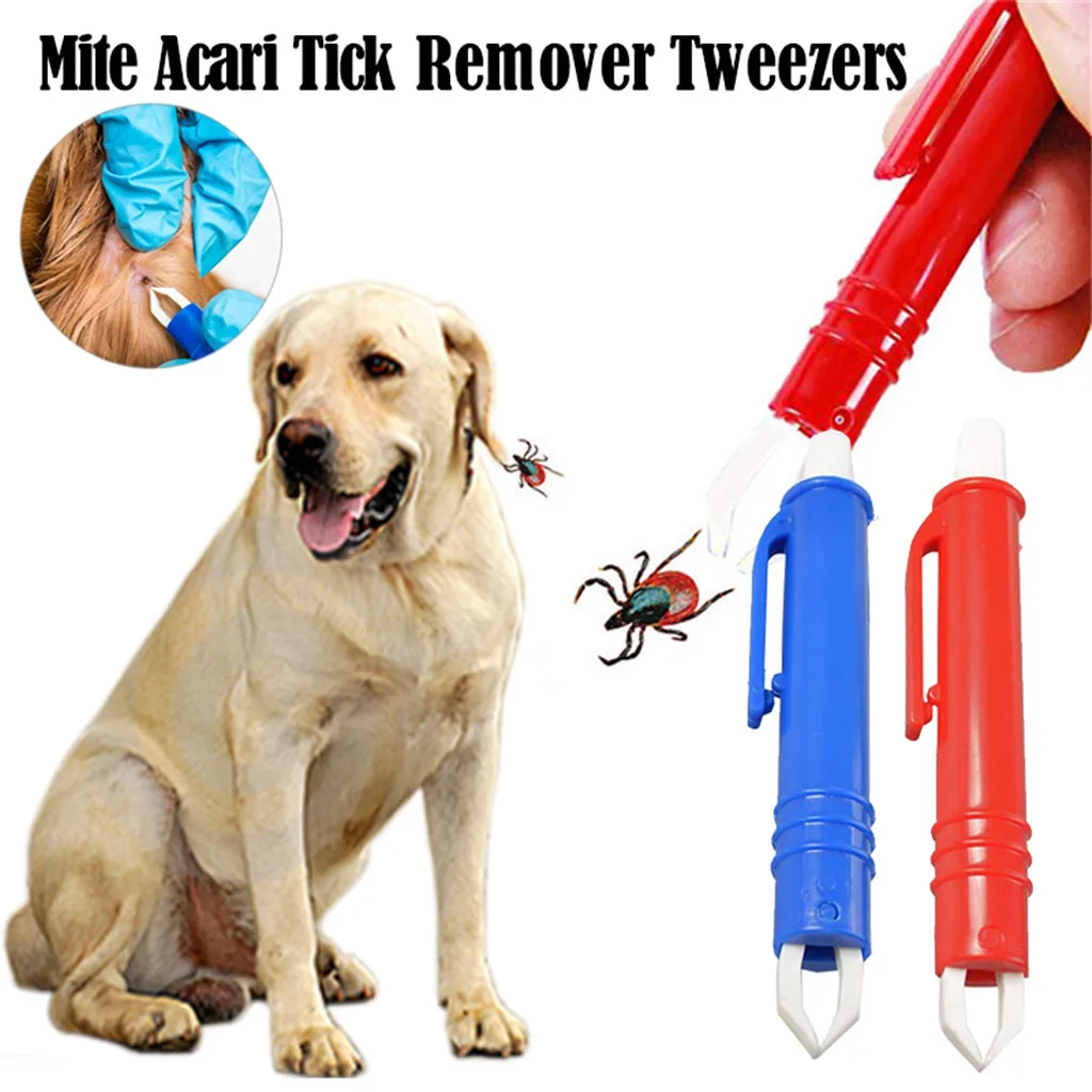 Пинцет #40 для удаления клещей у собак и флис средство инструмент кроличьих блох