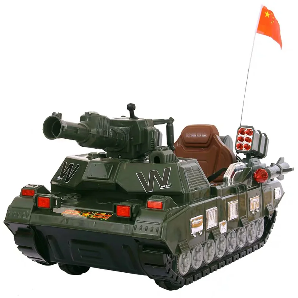 Детский Танк с дистанционным управлением четырехколесный электрический