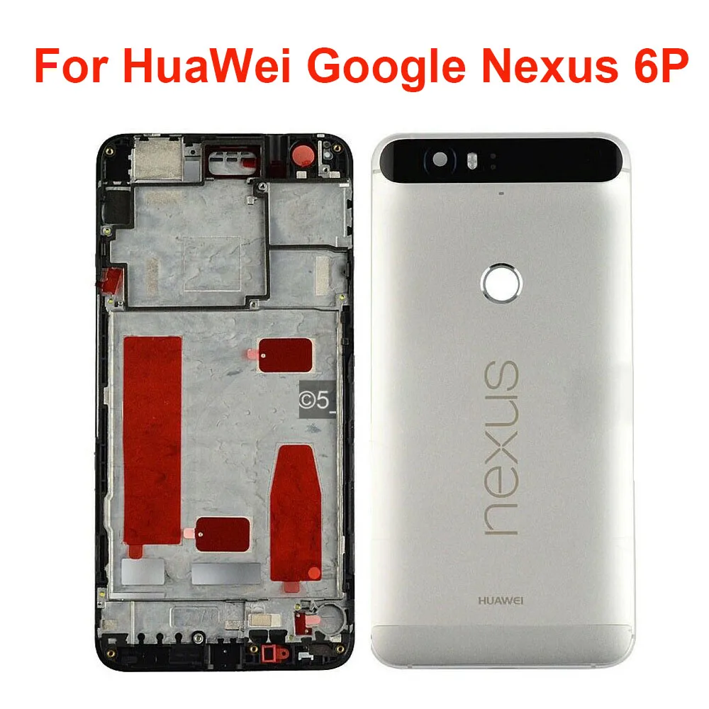 Оригинальный 5 7 &quotЖК экран для huawei Google Nexus 6P задняя крышка + сенсорный дигитайзер