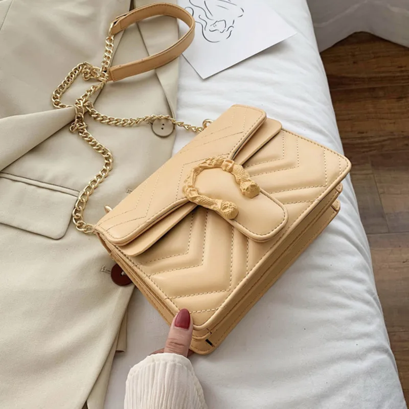 Женская сумка-мессенджер из искусственной кожи с цепочкой через плечо 2020 | Багаж