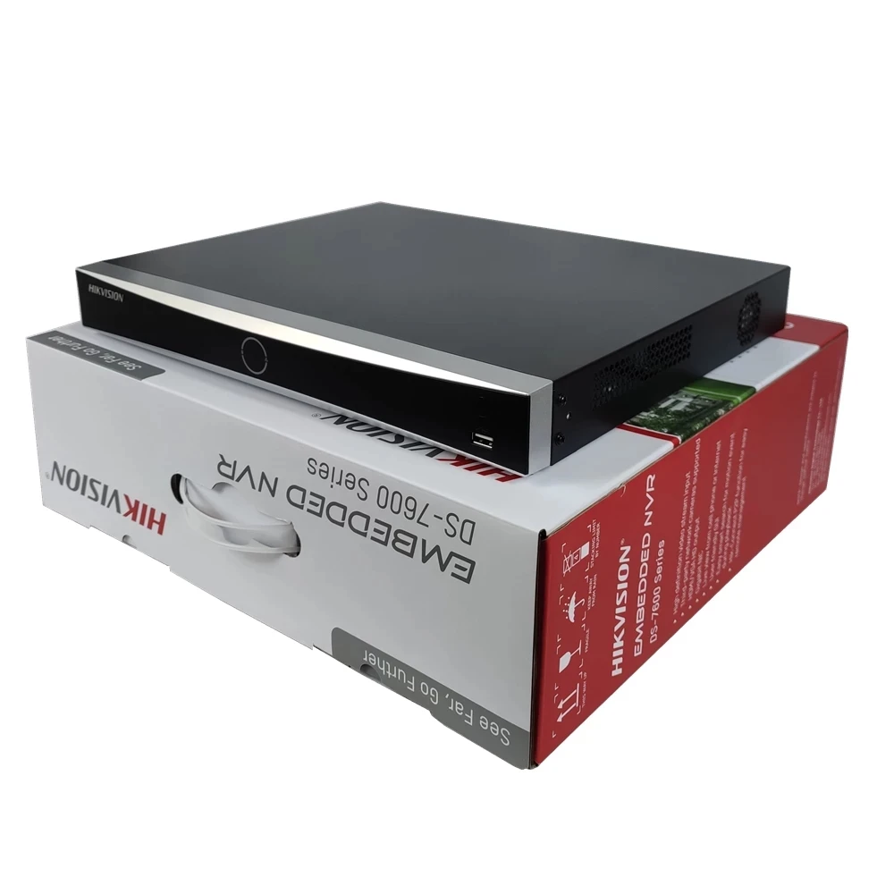 Hikvision 4K POE NVR AcuSense 1U 8POE DS-7608NXI-I2/8 P/S 16POE DS-7616NXI-I2/16 для IP-камеры видеорегистратор