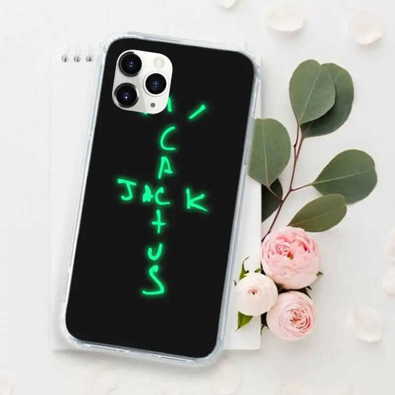 

cactus jack letter Phone Case for iPhone 11 12 pro XS MAX 8 7 6 6S Plus X 5S SE 2020 XR Luxury brand shell funda coque