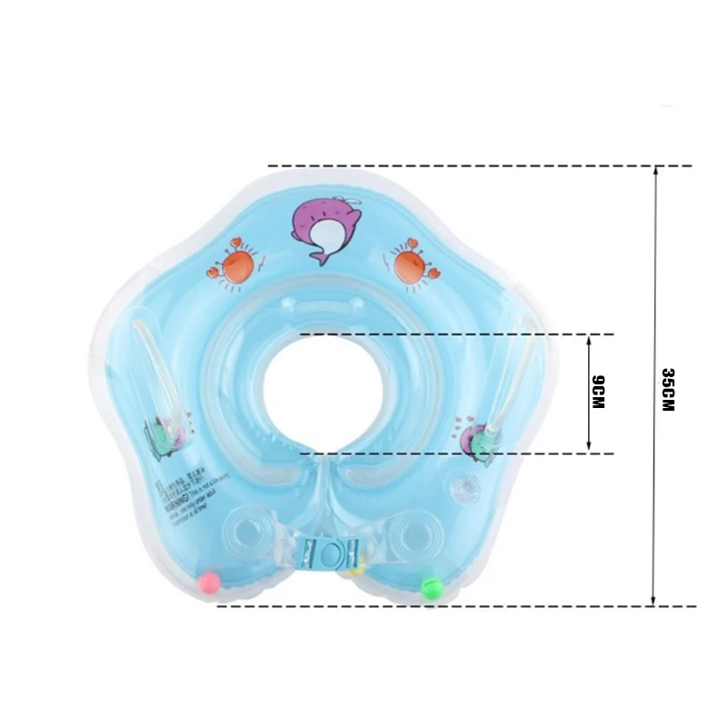 

HAPPYMONKEY Swimming Baby Accessories Neck Ring Tube Safety Infant Float Circle for Bathing Inflatable Flamingo Inflatable Water