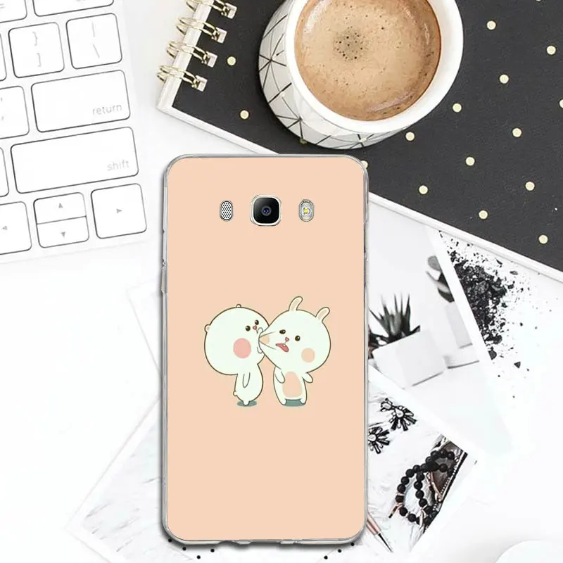 Cartoon Lovers Soft Silicone Transparent Phone Cases For Samsung Galaxy J3 J4 J5 J6 J7 J8 A3 A5 A7 2016 2017 2018 |