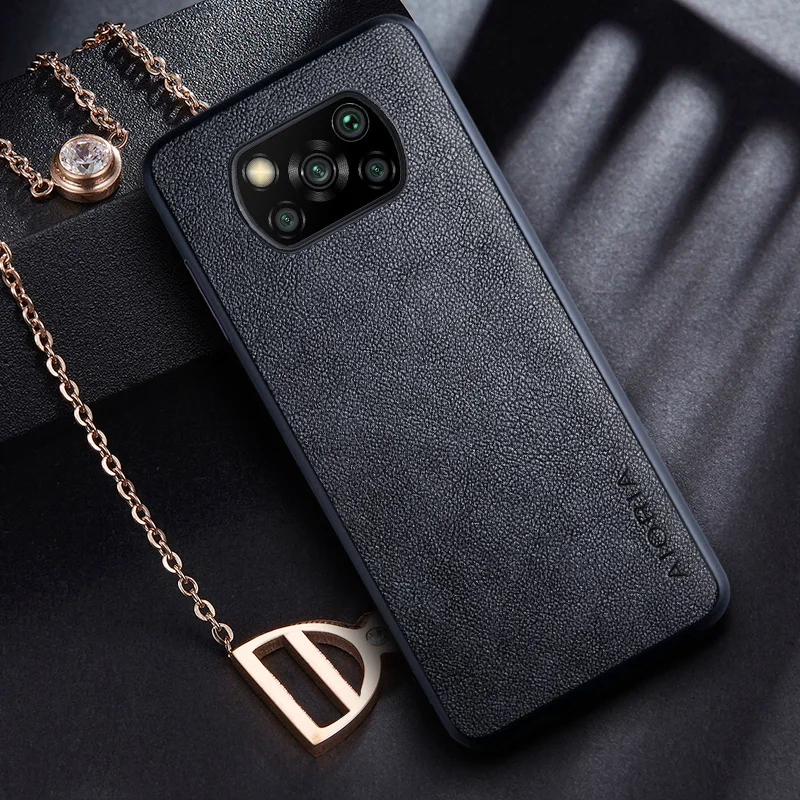 phone case for xiaomi poco x3 pro x3 nfc x3 gt 5g coque retro business pu leather skin covers for xiaomi poco x3 pro case funda free global shipping