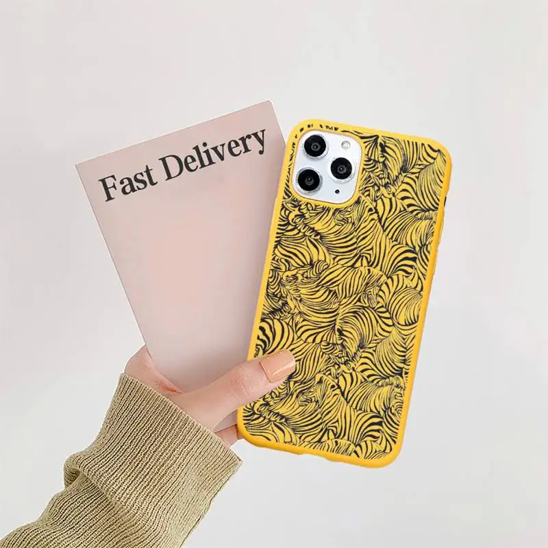 

zebra stripes pattern Animal printing luxury Phone Case Candy Color for iPhone 11 12 mini pro XS MAX 8 7 6 6S Plus X SE 2020 XR
