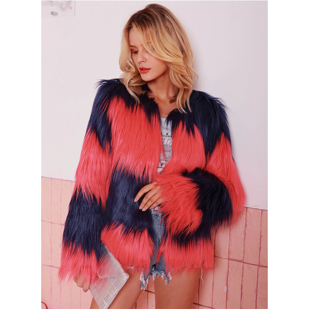 Большие размеры длинные меховые куртки 2019 зимние пальто из искусственного меха