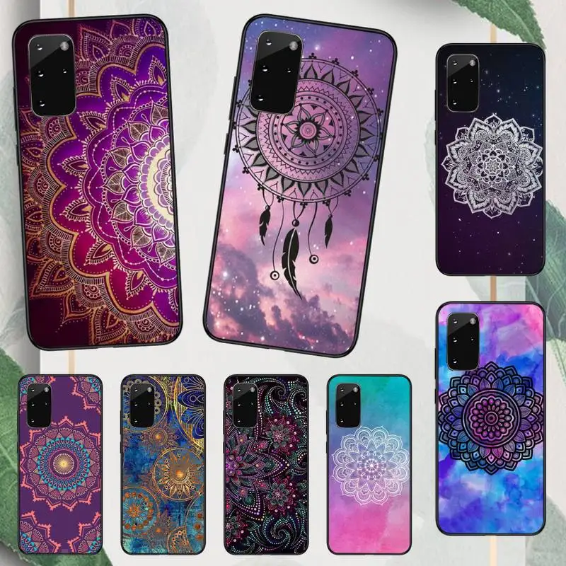 

Mandala flower art design Phone Case For Samsung galaxy A S note 10 7 8 9 20 30 31 40 50 51 70 71 21 s ultra plus