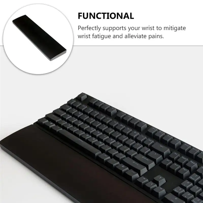 

Keyboard Wooden Wrist Rest Ergonomic Comfortable Portable Wrist Hand Rest
