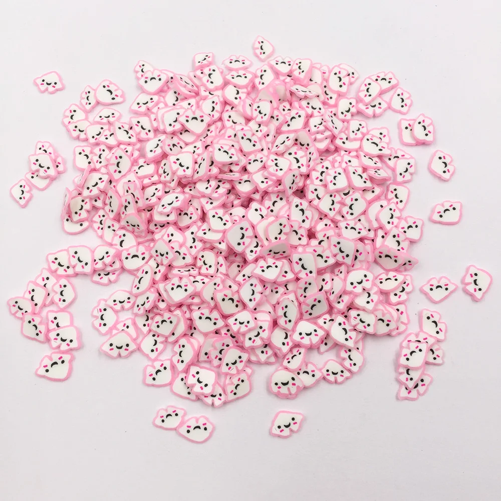 50 г Мультяшные облака кусочки Подвески поставки полимерная мягкая глина брызги