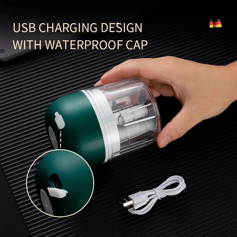 

Electric Garlic Press Meat Grinder Mini Crusher Chopper USB Charging for Crushed Garlic Crushed Ginger Crushed Fresh Chili