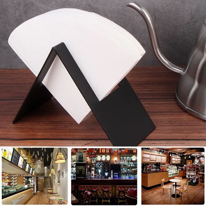 Hand Drip Coffee Filter Paper Holder Storage Rack Decorative Container Countertop Dispenser Display Stand Shelf | Дом и сад