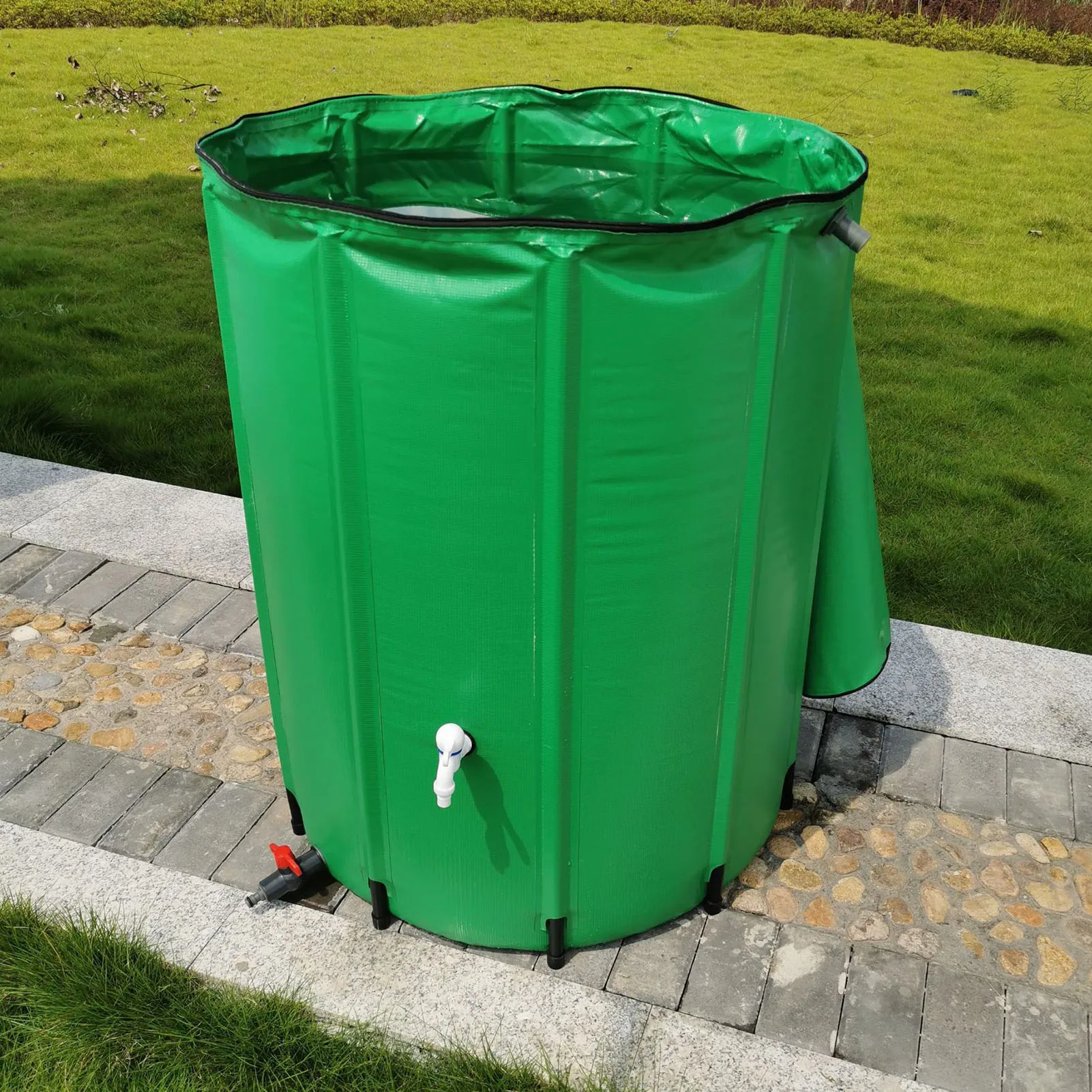 

NEW Folding Rainwater Collector Tank 100/200/250L Collapsible Rain Barrel Water Collector Water Tank Garden Tank Water Container