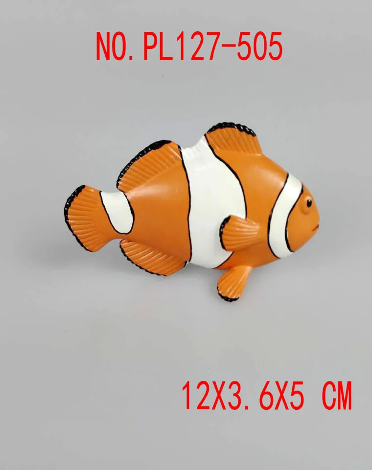 Оригинальные наборы животных океанов sealife, синий кит, Акула, челюсти, тигр, Кит-убийца, leatback, Детская обучающая игрушка, детский подарок - Цвет: Red Clown
