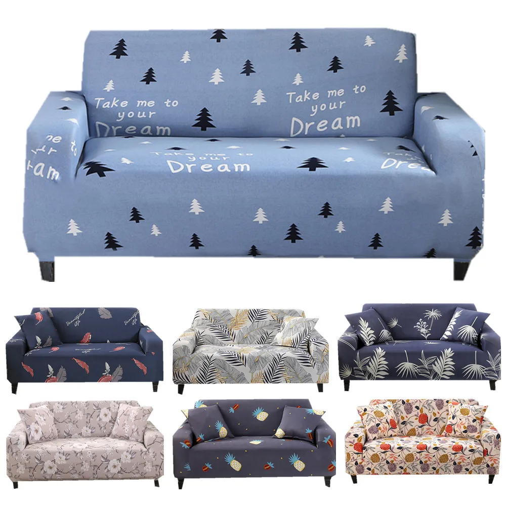Чехол для дивана с цветочным рисунком секционный эластичный чехол гостиной