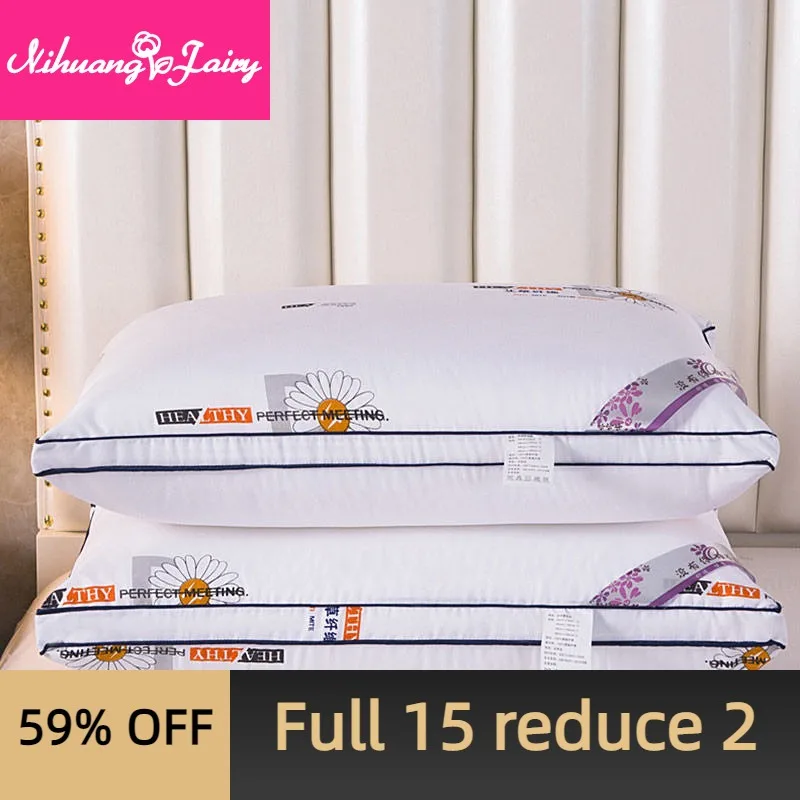 

Подушка для постельного белья, пара сердечников, 48x74, подушка для студенческого общежития для взрослых, одинарная, двойная, домашняя, спальн...