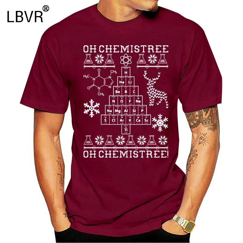 Новинка 2019 повседневная одежда с коротким рукавом Oh Chemistree Chemistree! Уродливая