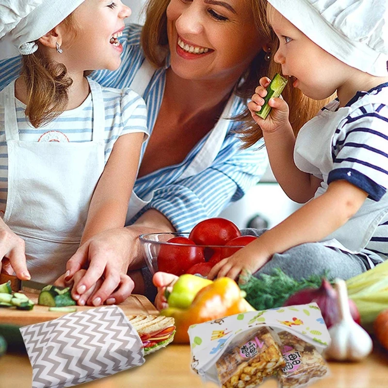 Водонепроницаемый многоразовые сумки закуски эко хлеб сэндвич сумка для