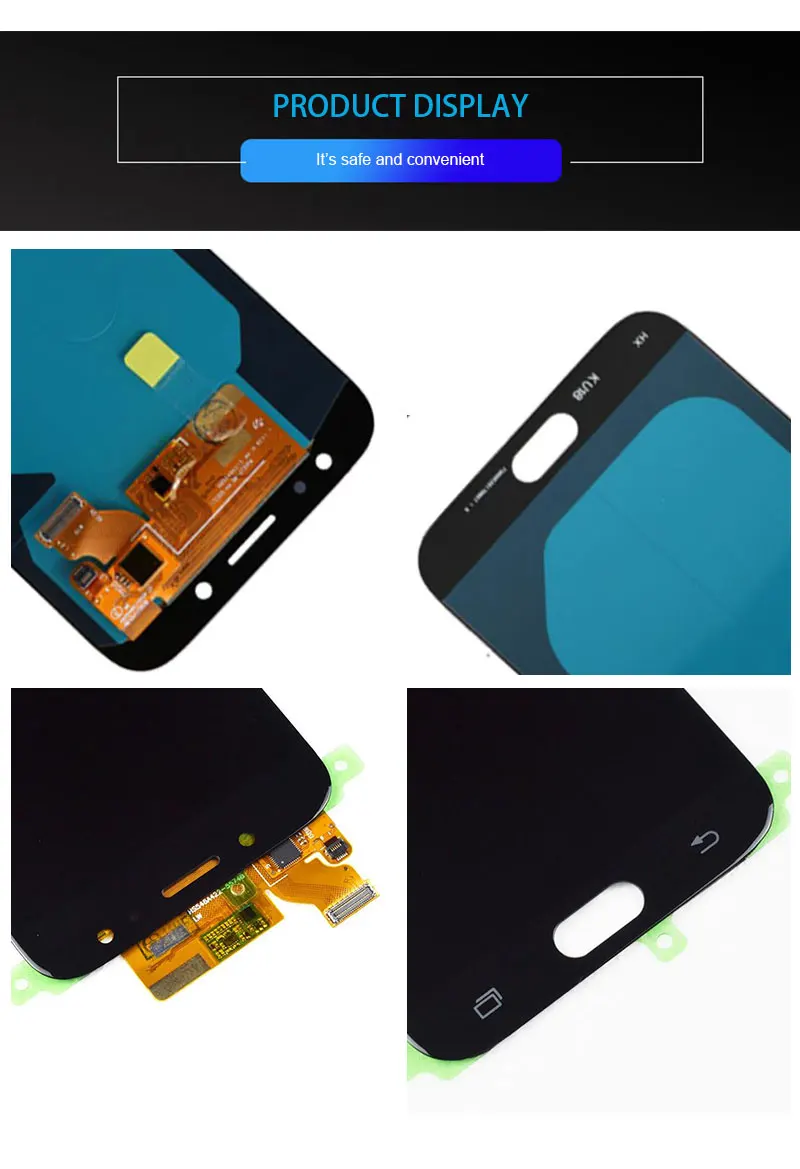 Супер AMOLED 5. " ЖК-дисплей для samsung Galaxy J7 PRO J730 J730F J730M ЖК-дисплей сенсорный дигитайзер+ инструменты мобильный экран