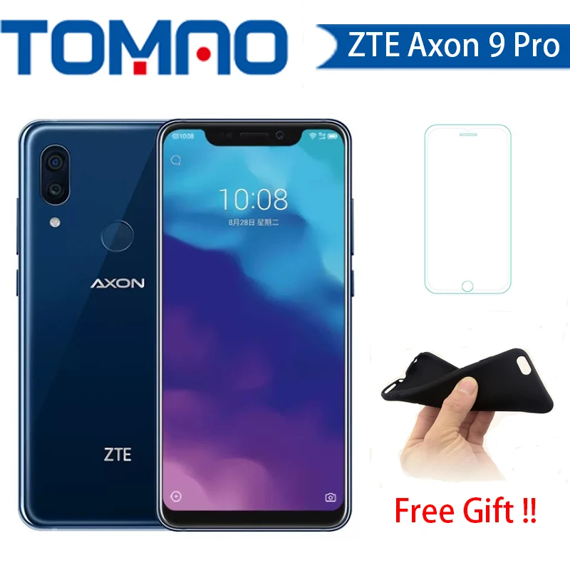 zte Axon9 Pro Axon 9 Pro Snapdragon 845 Восьмиядерный 6 ГБ/8 ГБ ОЗУ 64 Гб/256 Гб ПЗУ две sim-карты 6,2" 2248*1080 две камеры