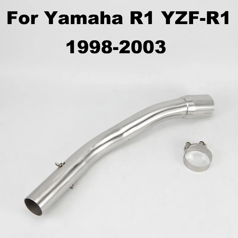 Выхлопной глушитель для мотоцикла Yamaha R1 YZF 1998 2003 модифицированный соединитель из